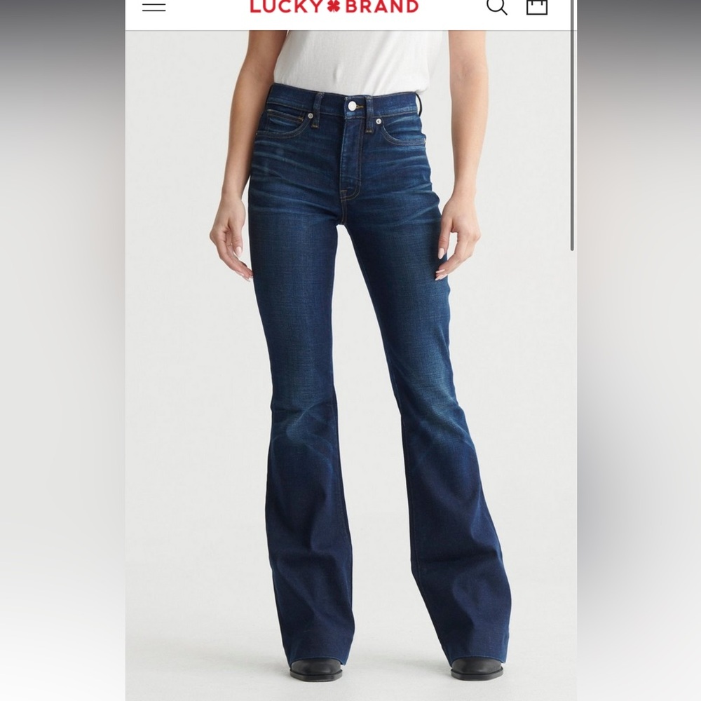 Lucky High rise Stevie flare jeans size 0/25